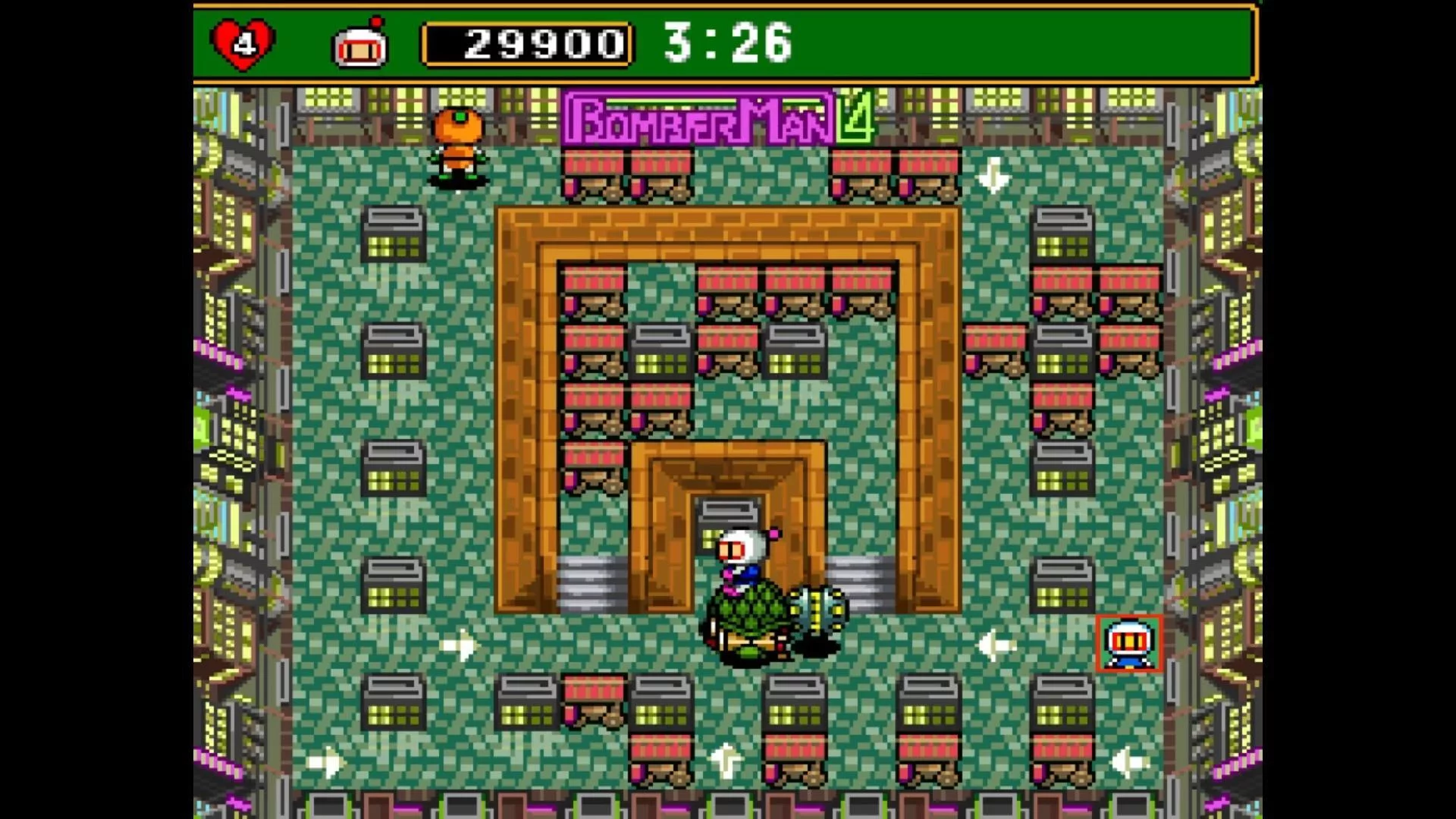 Изображение игры: Super Bomberman 4