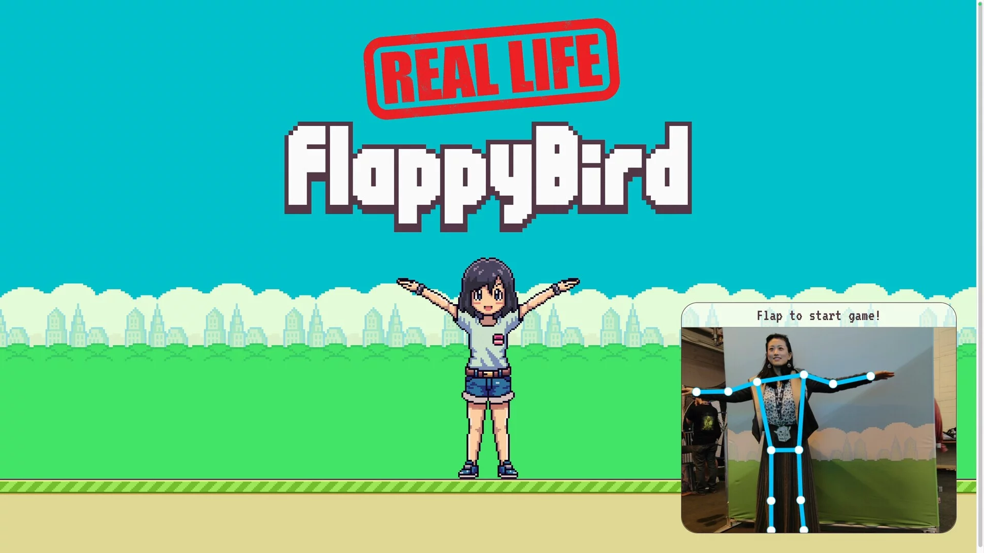 Изображение игры: Real Life Flappy Bird