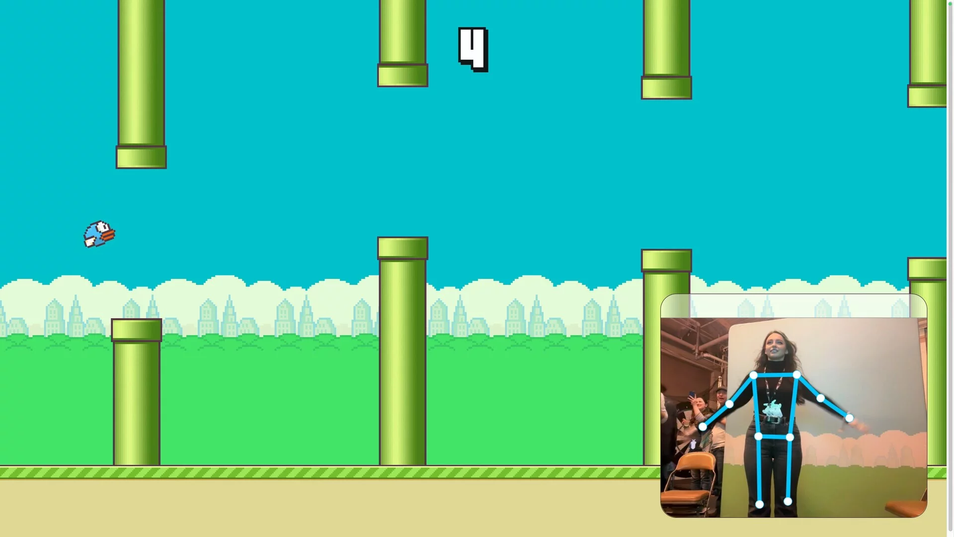 Изображение игры: Real Life Flappy Bird