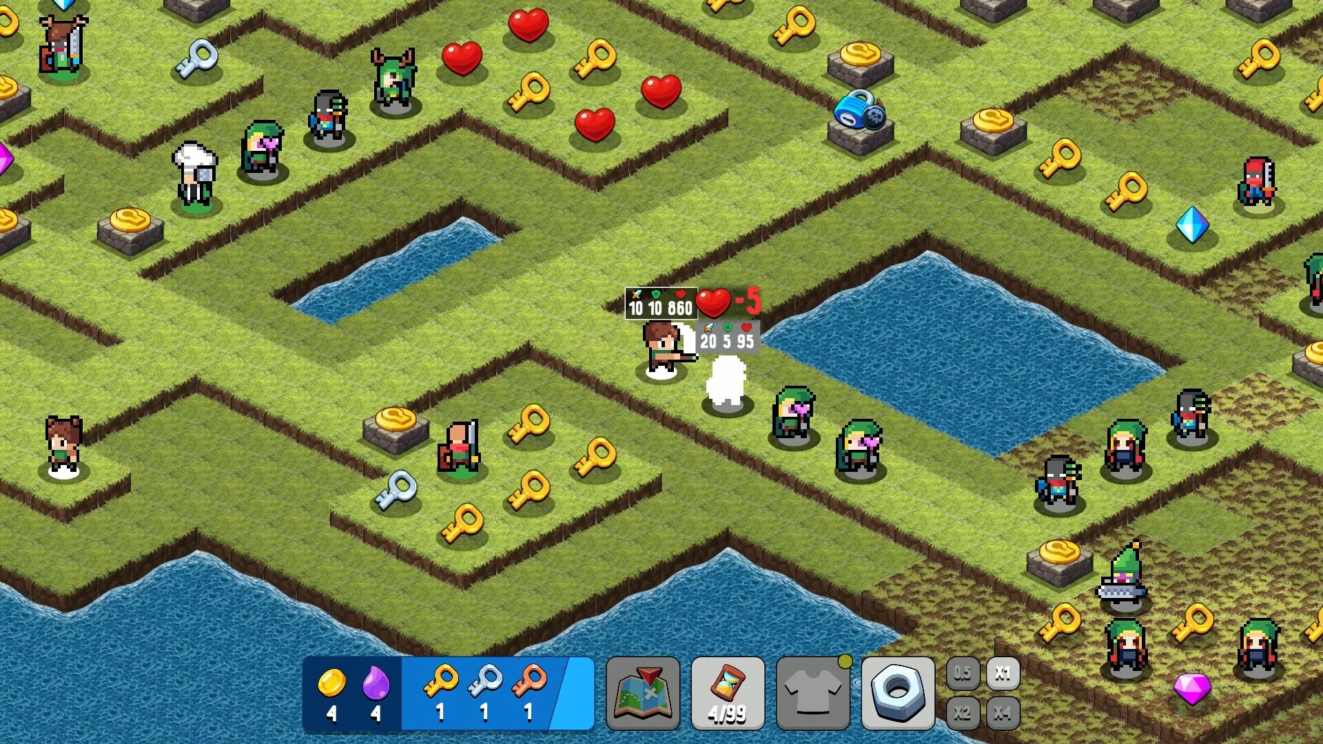 Изображение игры: Warrior's Dilemma 勇者难题
