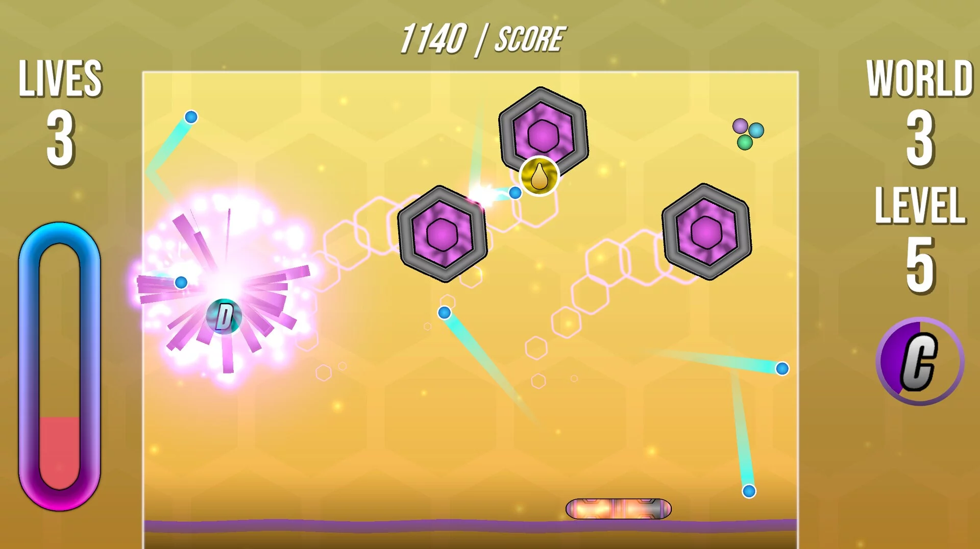 Изображение игры: Hyper Paddle