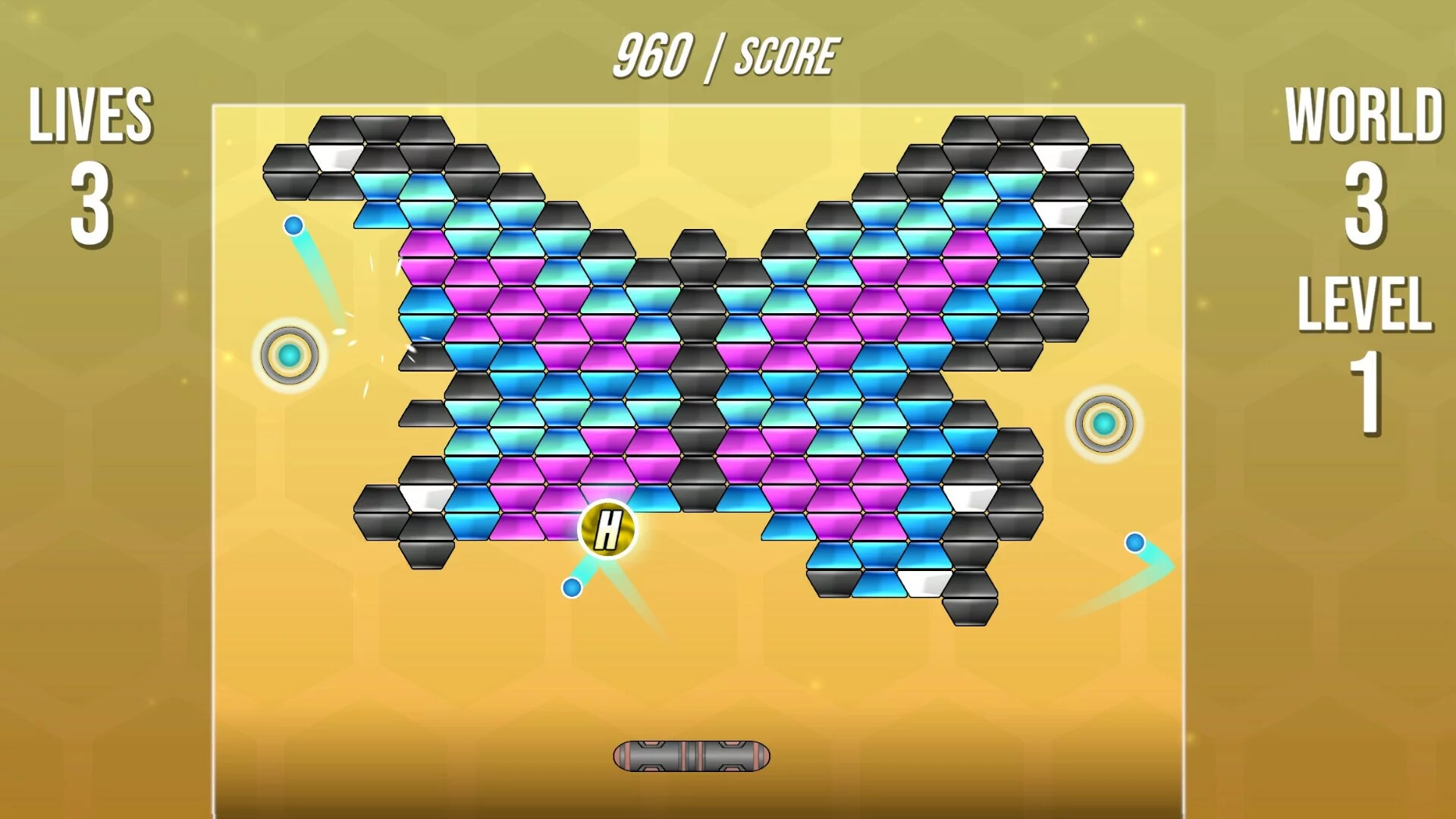 Изображение игры: Hyper Paddle