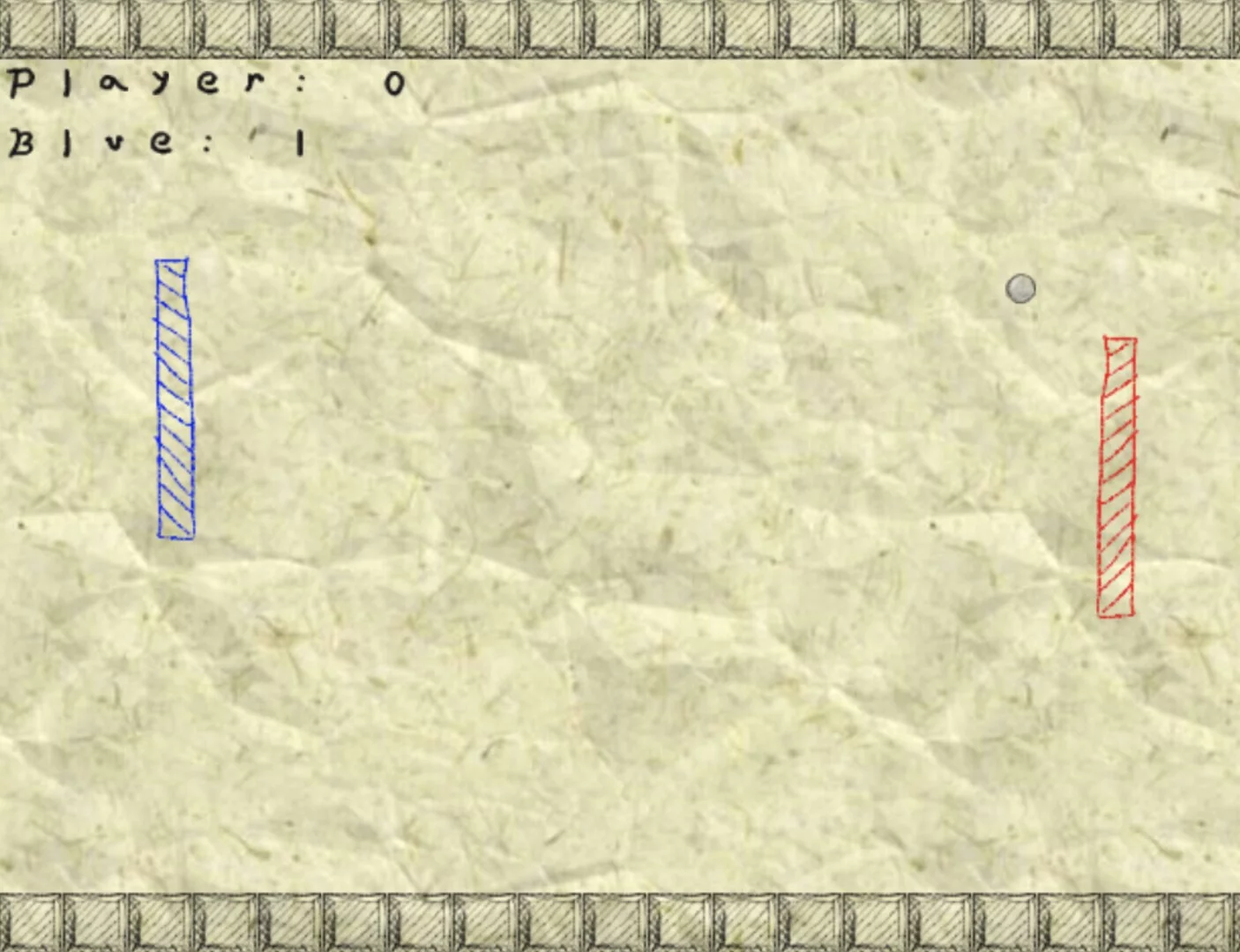 Изображение игры: The Paper Arcade: Pong