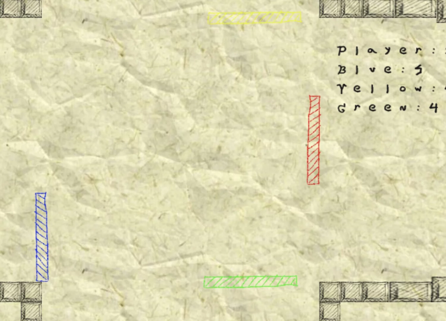 Изображение игры: The Paper Arcade: Pong