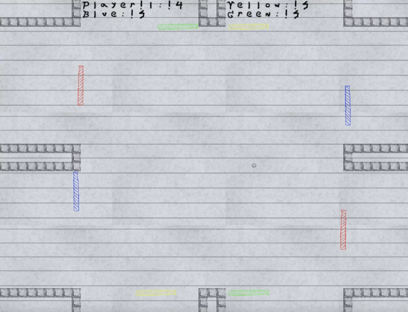 Изображение игры: The Paper Arcade: Pong