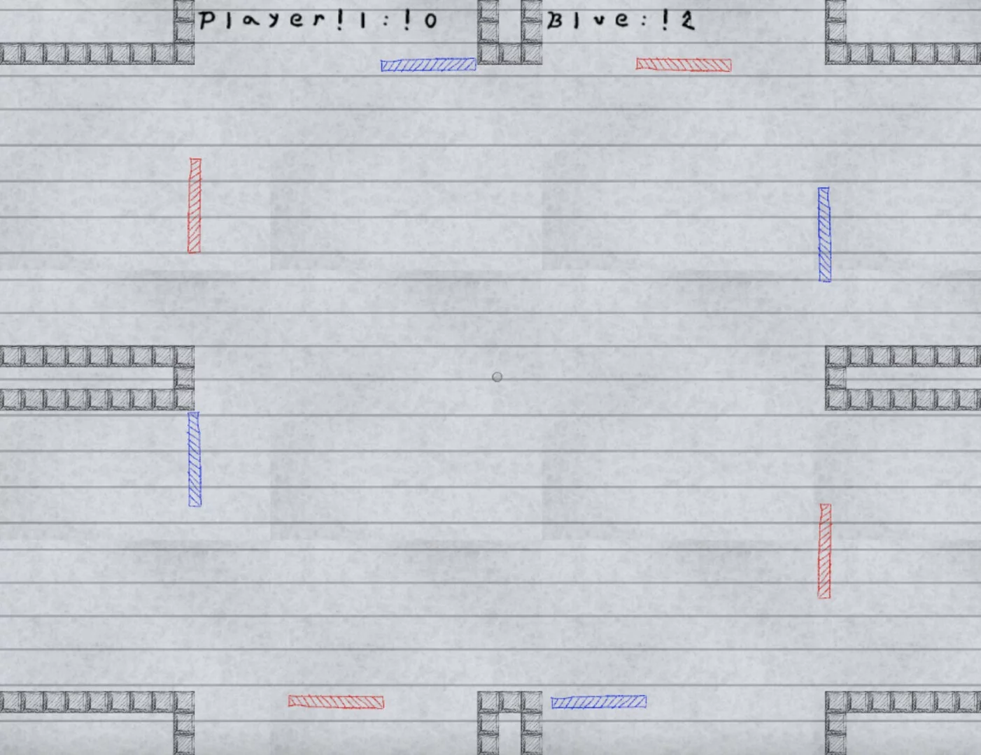 Изображение игры: The Paper Arcade: Pong