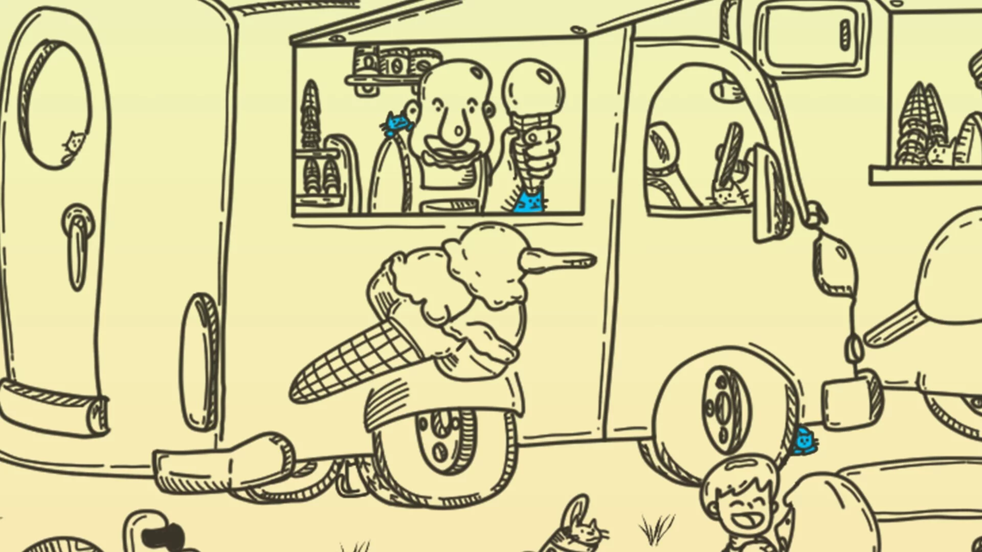 Изображение игры: Hidden Cats - Ice Cream Day