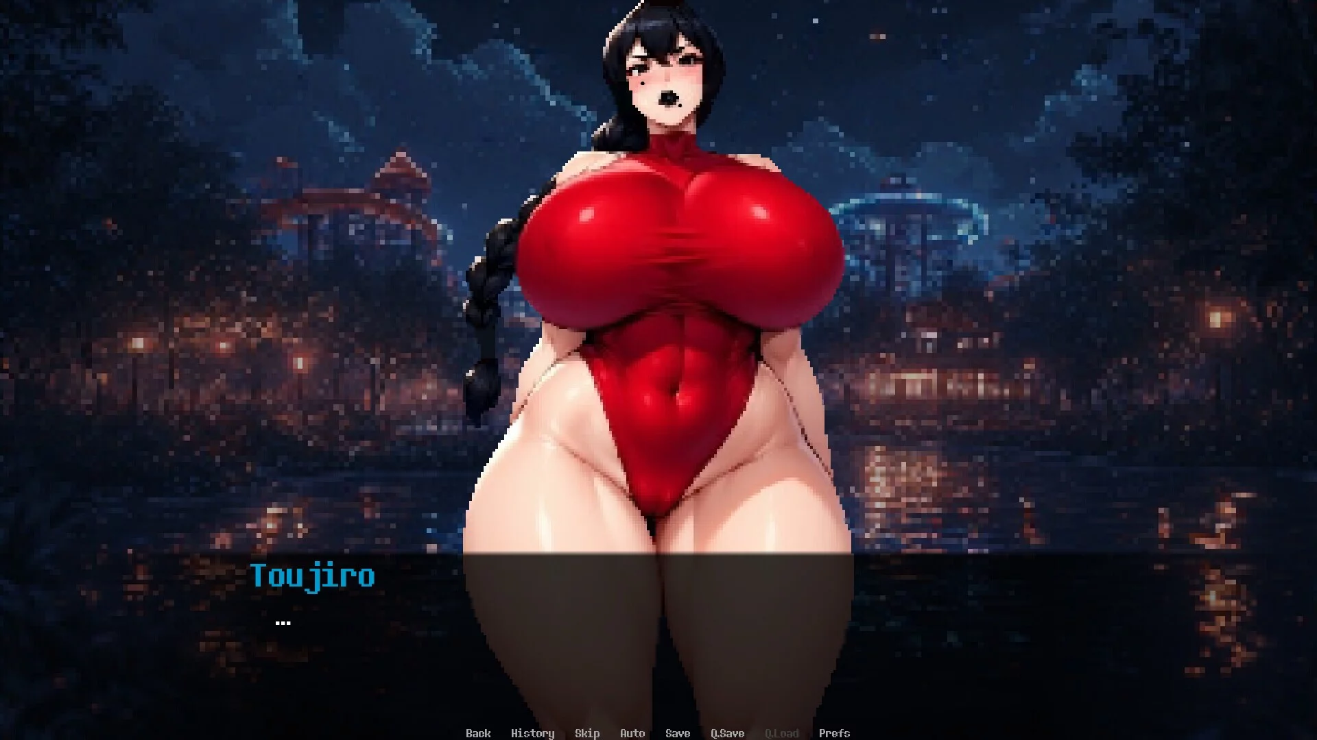 Изображение игры: Dominated by: Yandere Goth Lifeguard