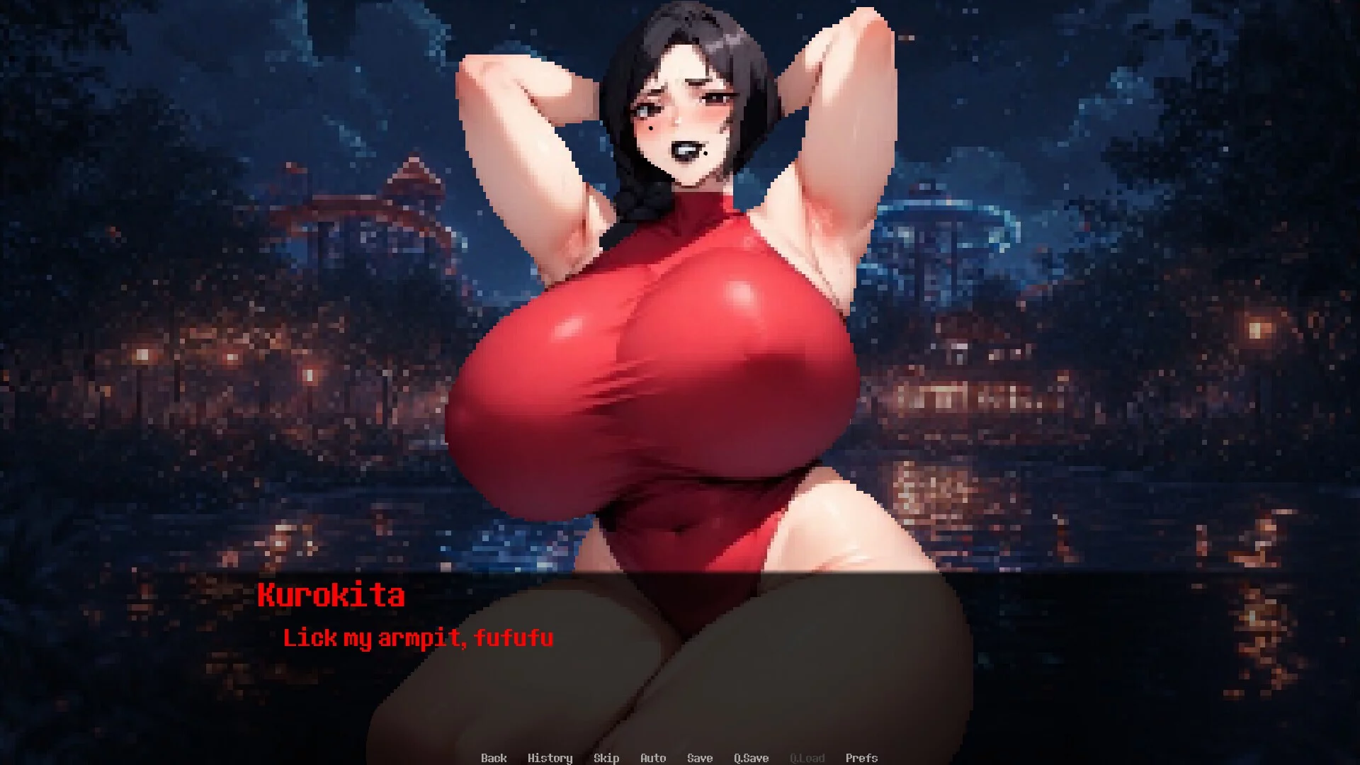 Изображение игры: Dominated by: Yandere Goth Lifeguard