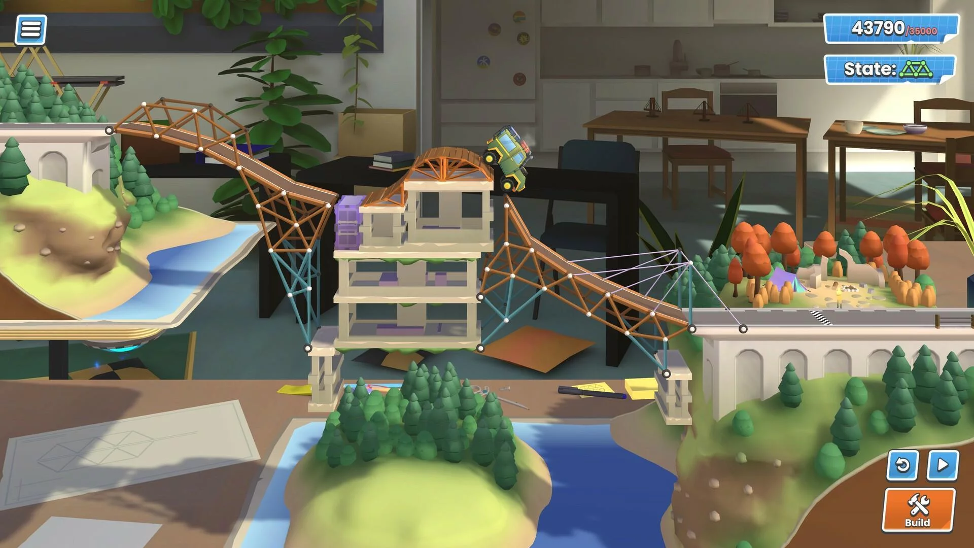 Изображение игры: Bridge Constructor Studio