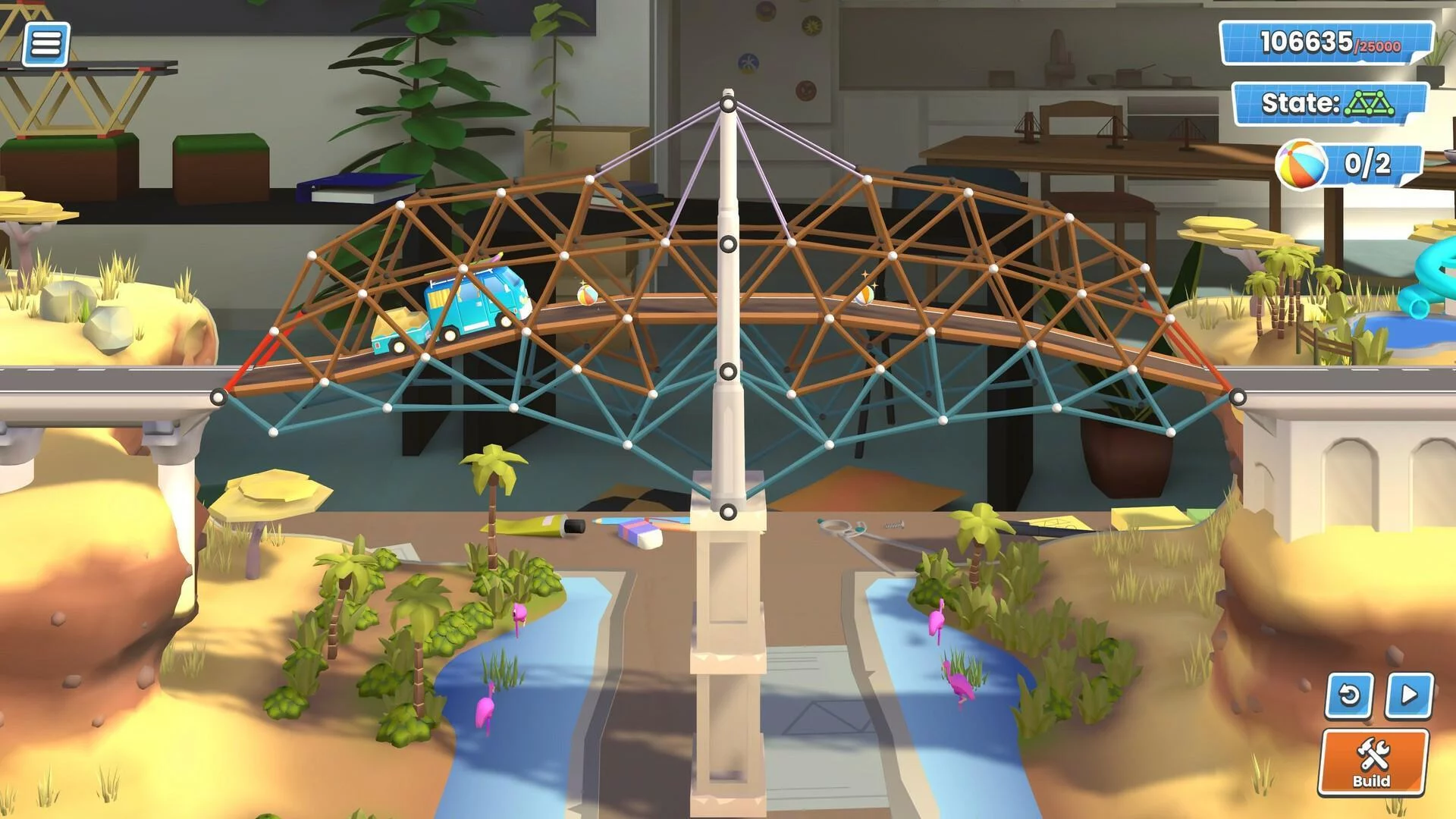 Изображение игры: Bridge Constructor Studio