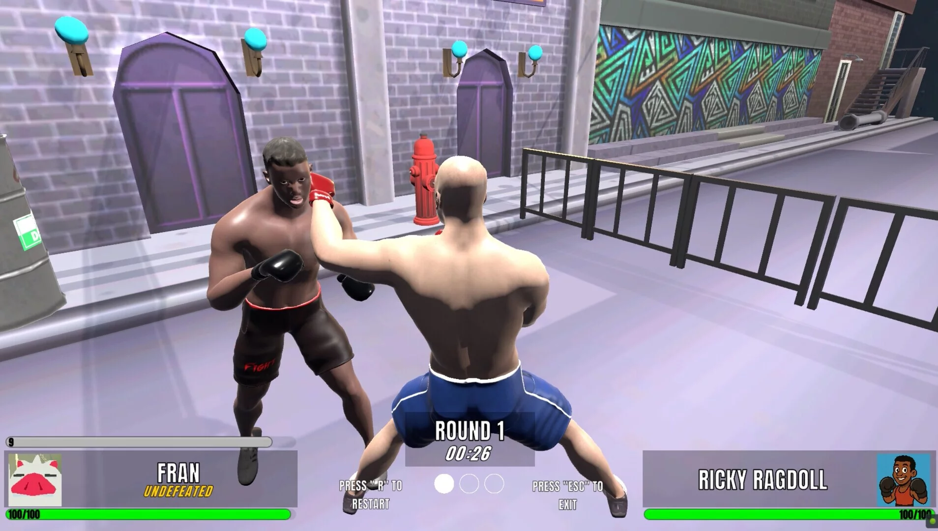 Изображение игры: Ragdoll Boxing Multiplayer