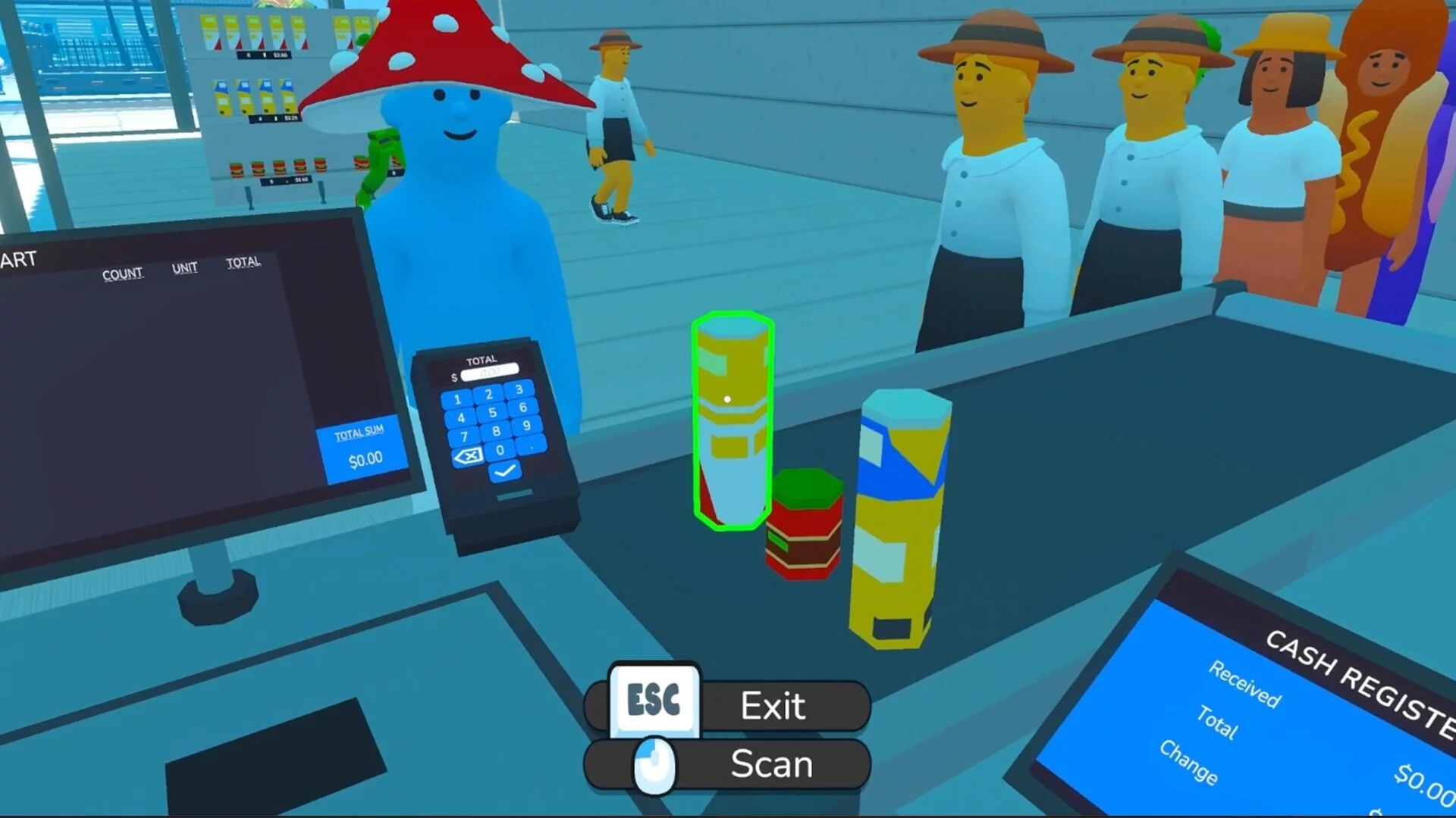 Изображение игры: Island Supermarket Simulator