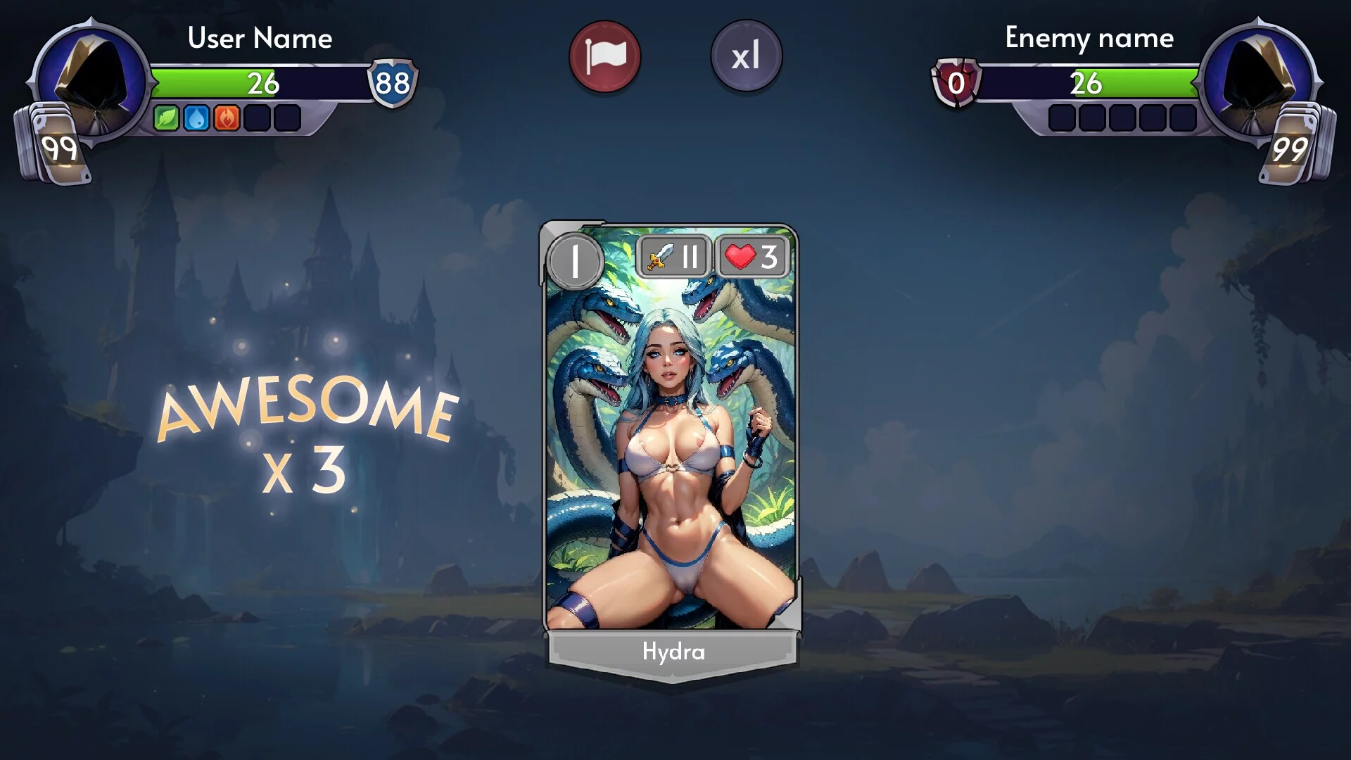 Изображение игры: Harem of Lust: Battle Cards