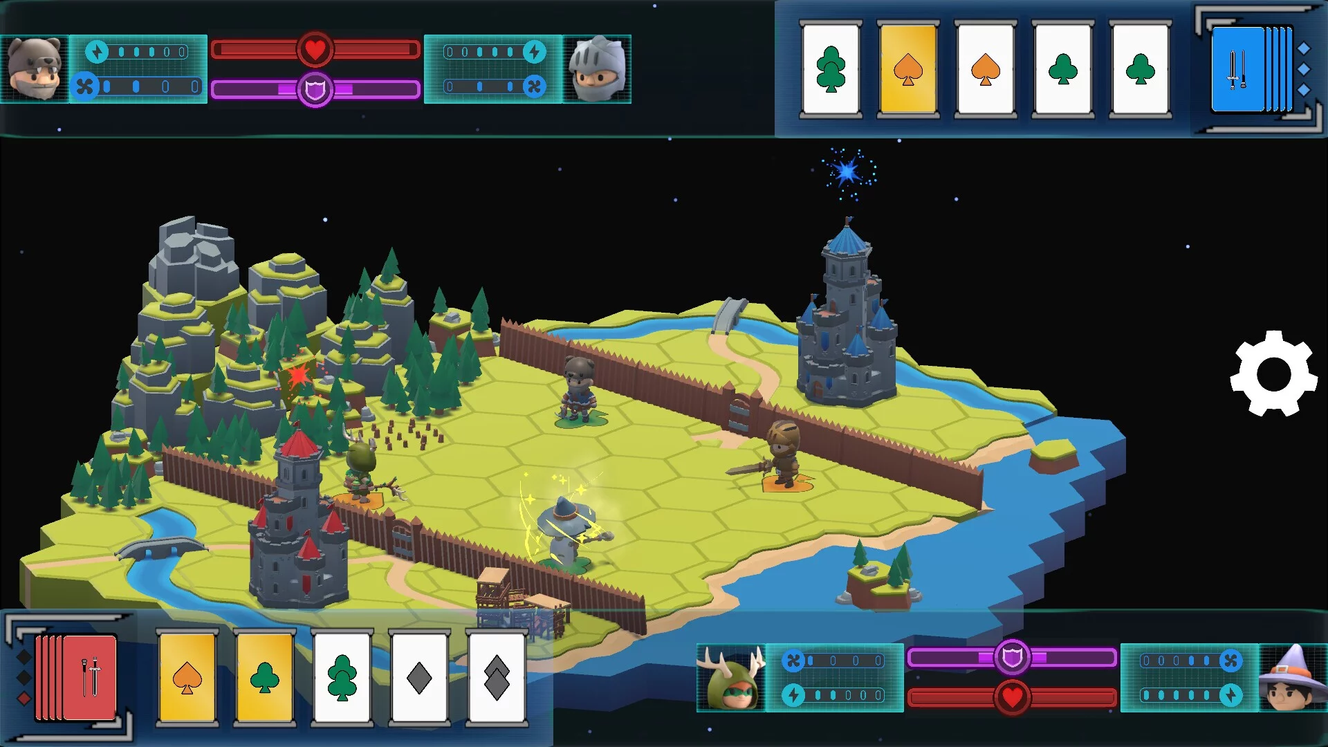 Изображение игры: Fatebound Cards: Sundering Cities