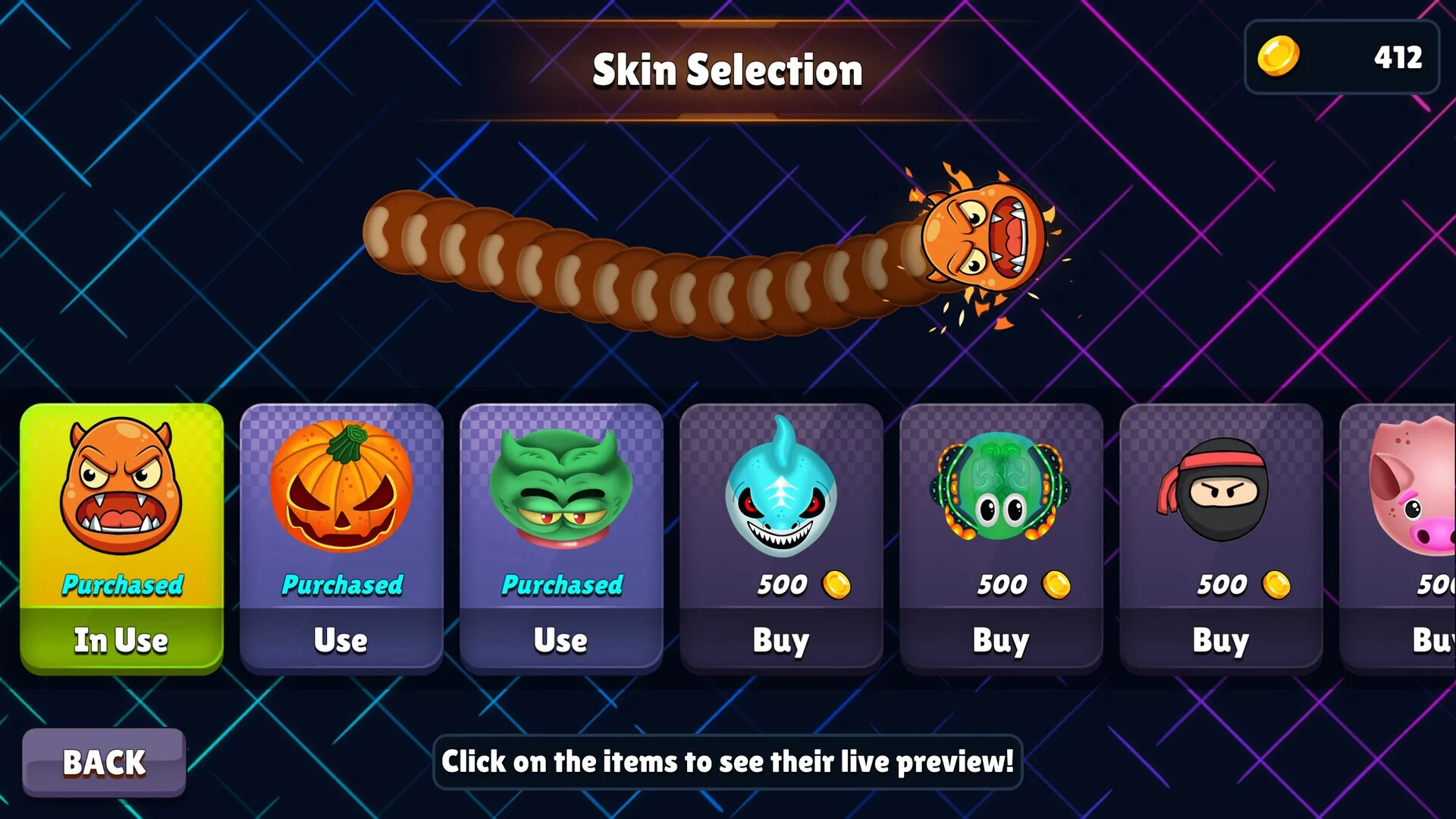 Изображение игры: Worm Wars