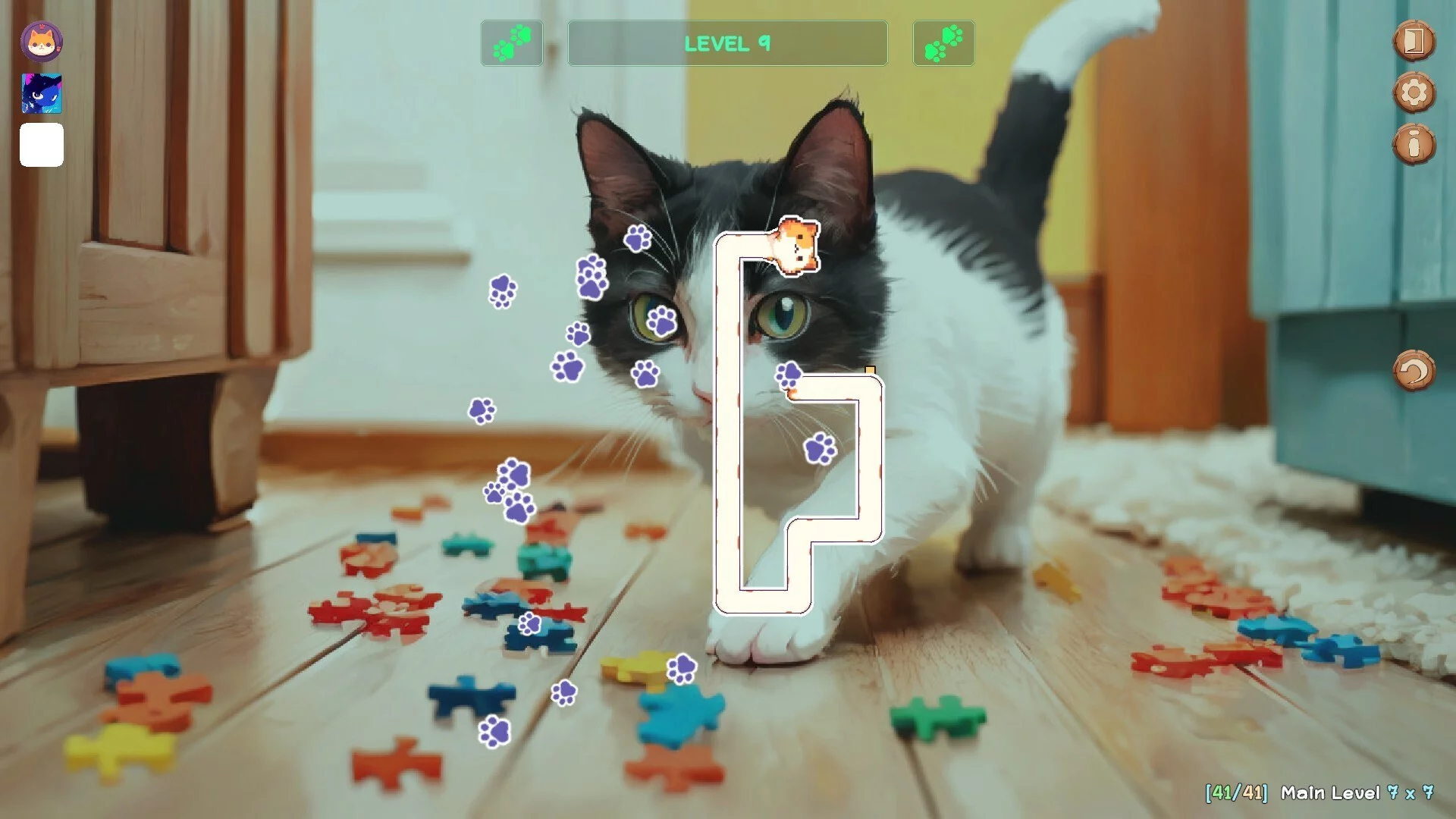 Изображение игры: Meow Path 2