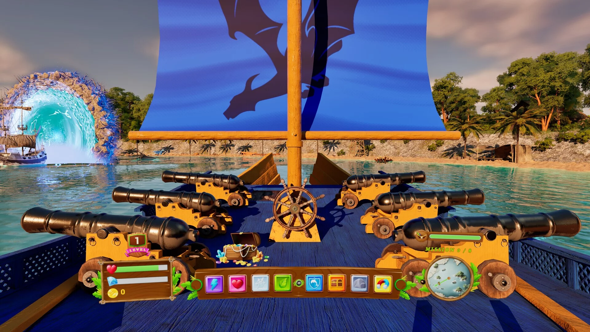 Изображение игры: Dragons Reef VR