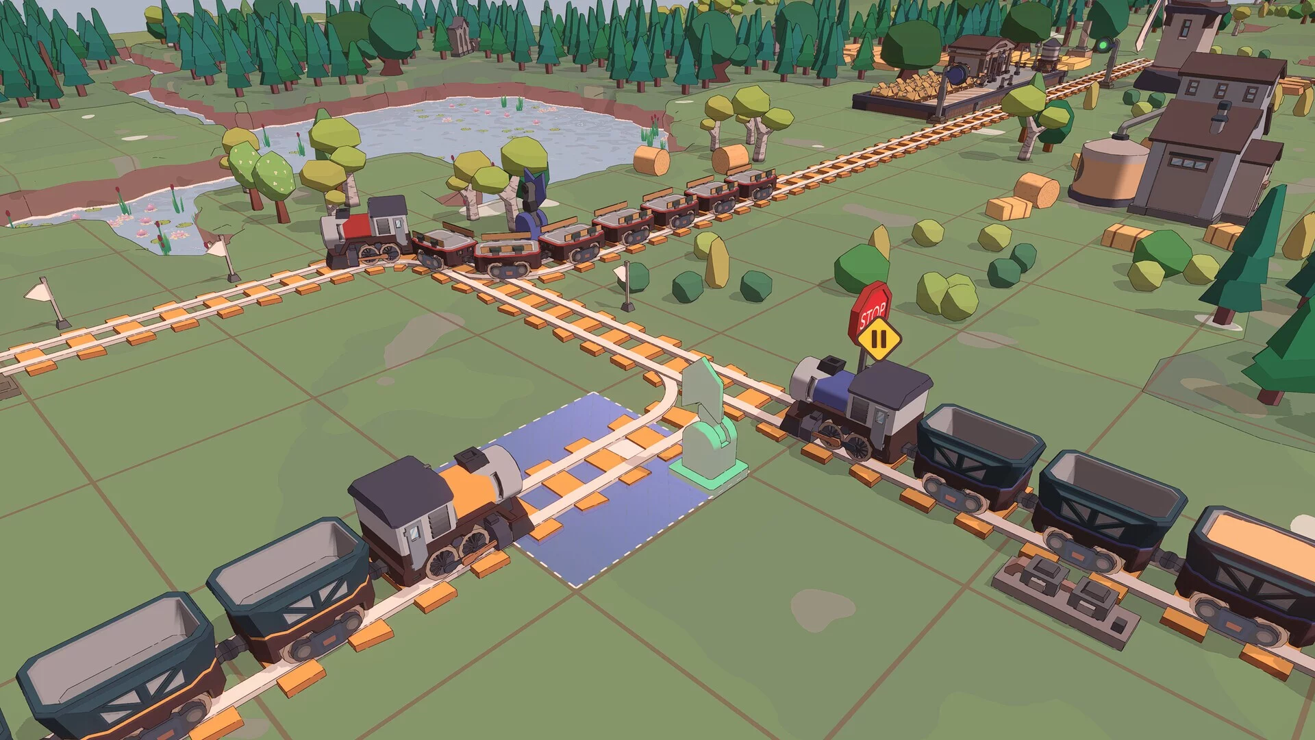 Изображение игры: Super Loco World - Cozy Train Automation