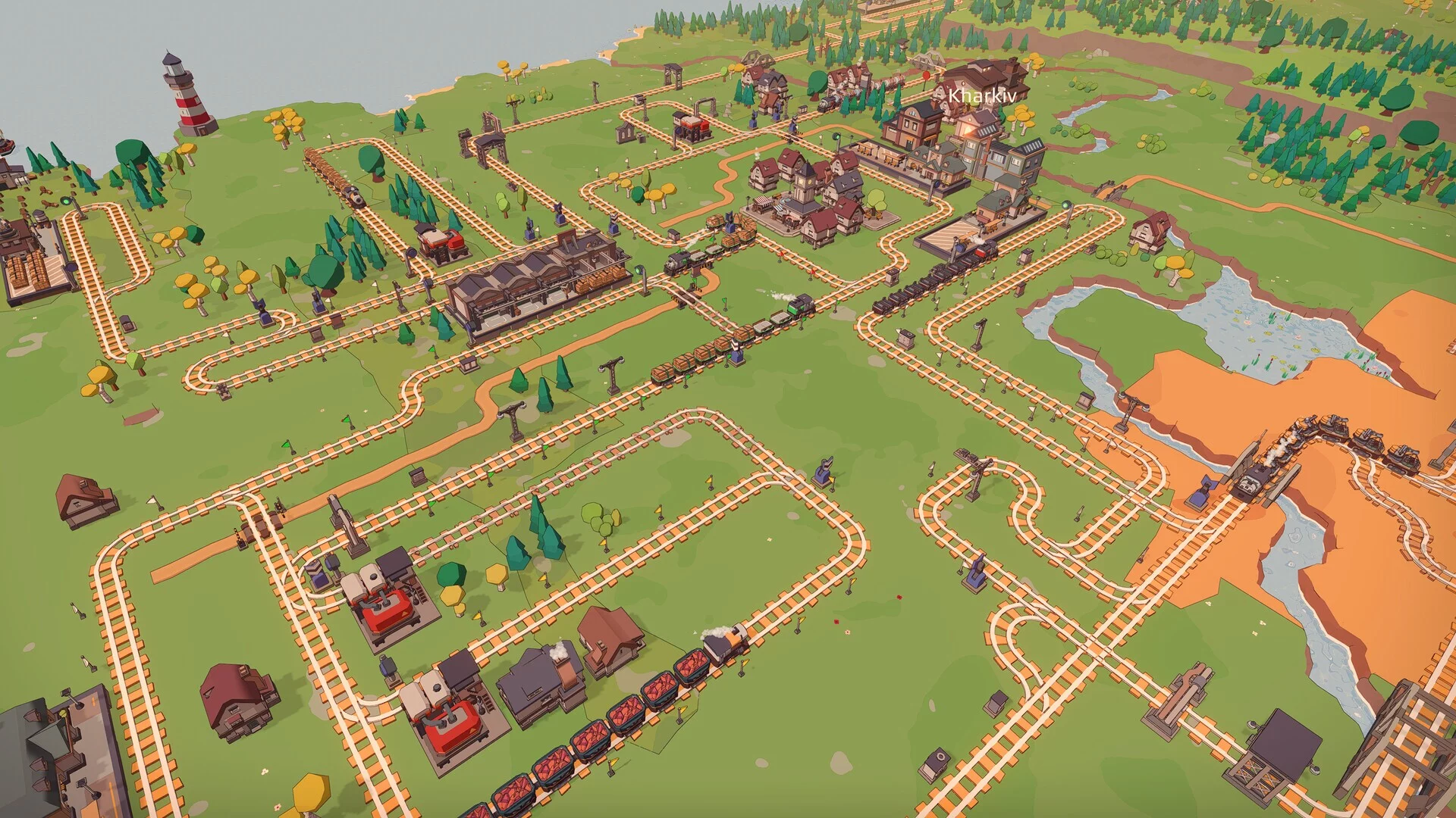 Изображение игры: Super Loco World - Cozy Train Automation