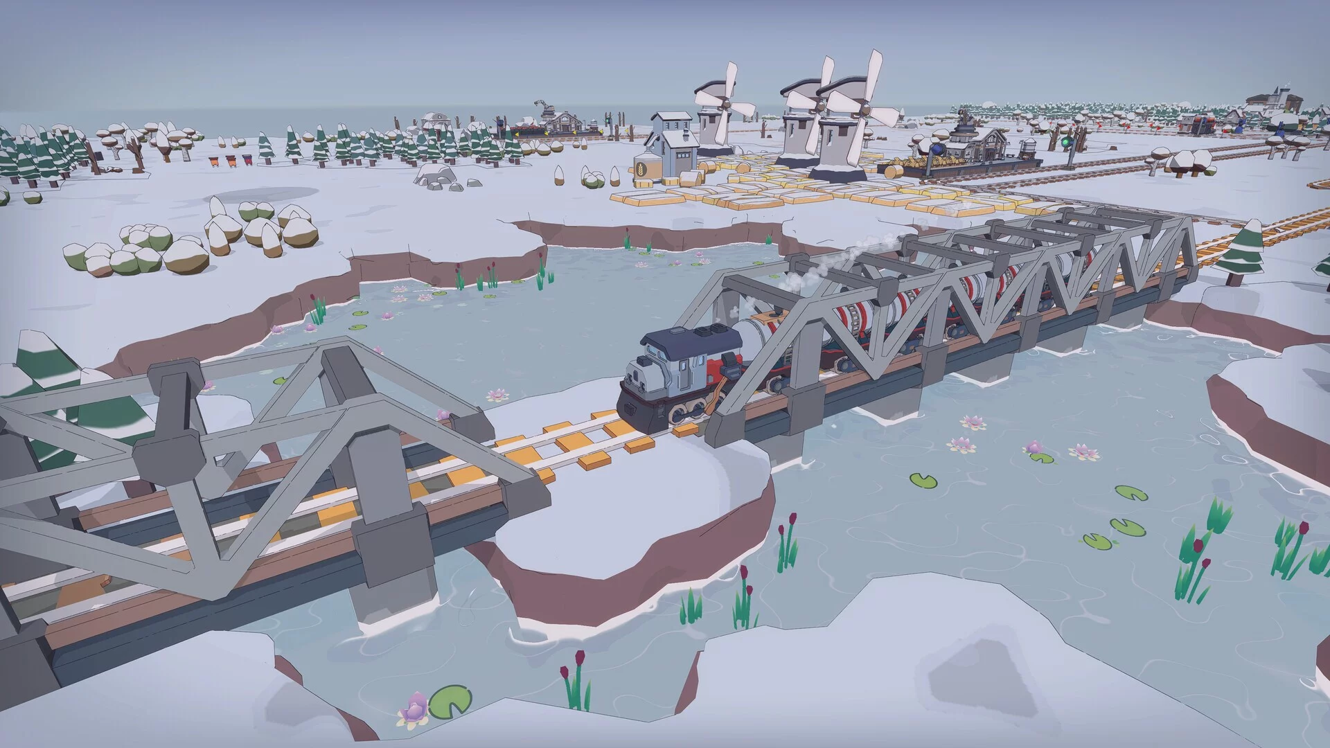 Изображение игры: Super Loco World - Cozy Train Automation