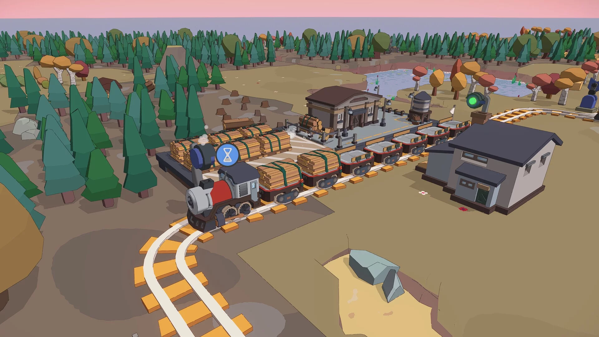 Изображение игры: Super Loco World - Cozy Train Automation