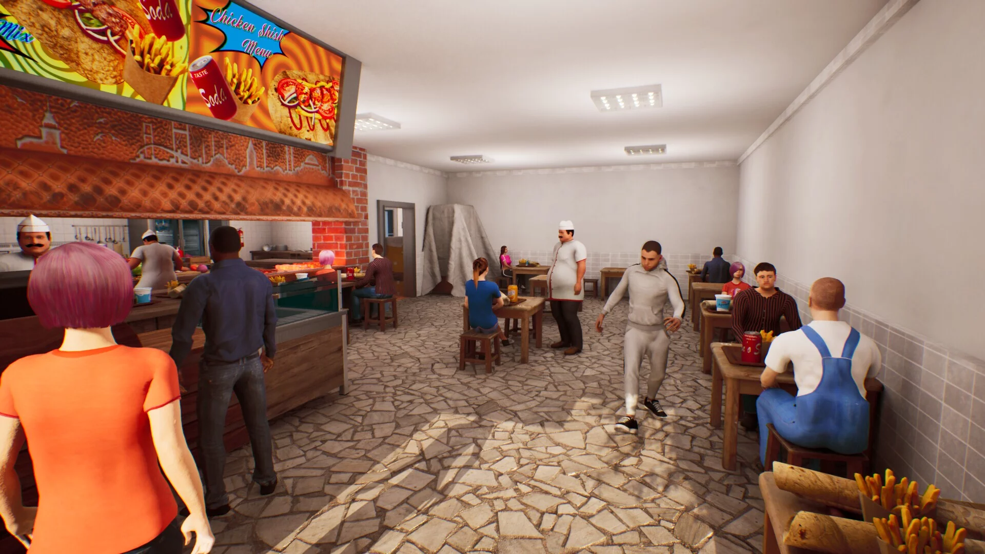 Изображение игры: Wrap House Simulator🌯 Prologue
