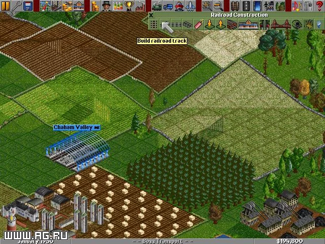 Изображение игры: Transport Tycoon Deluxe