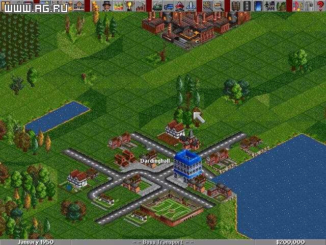 Изображение игры: Transport Tycoon Deluxe