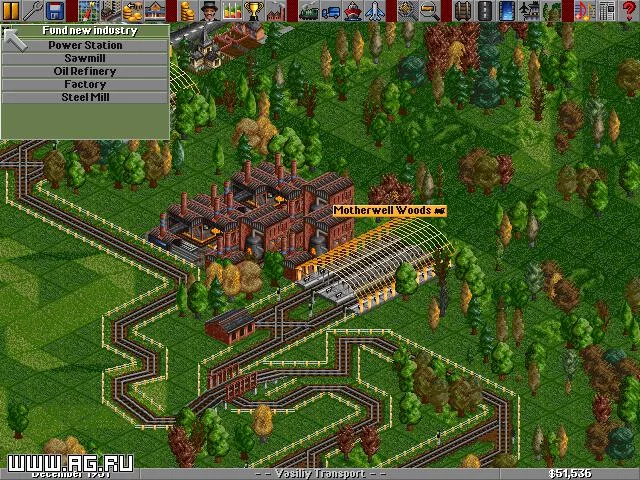 Изображение игры: Transport Tycoon Deluxe