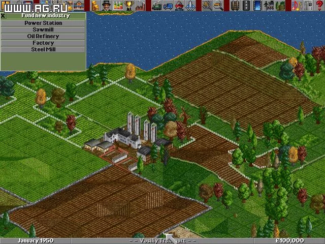 Изображение игры: Transport Tycoon Deluxe