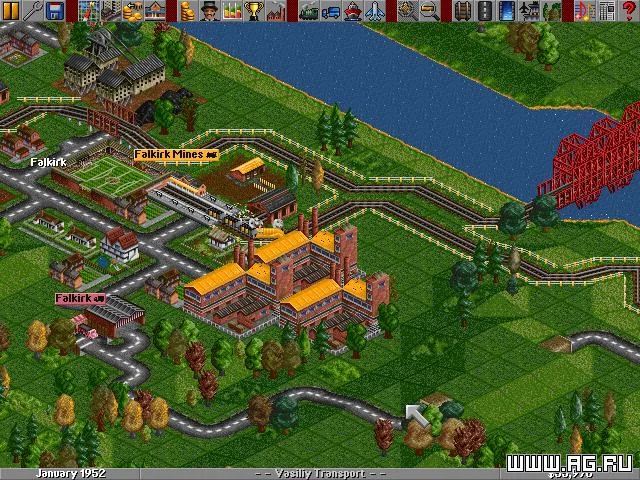 Изображение игры: Transport Tycoon Deluxe