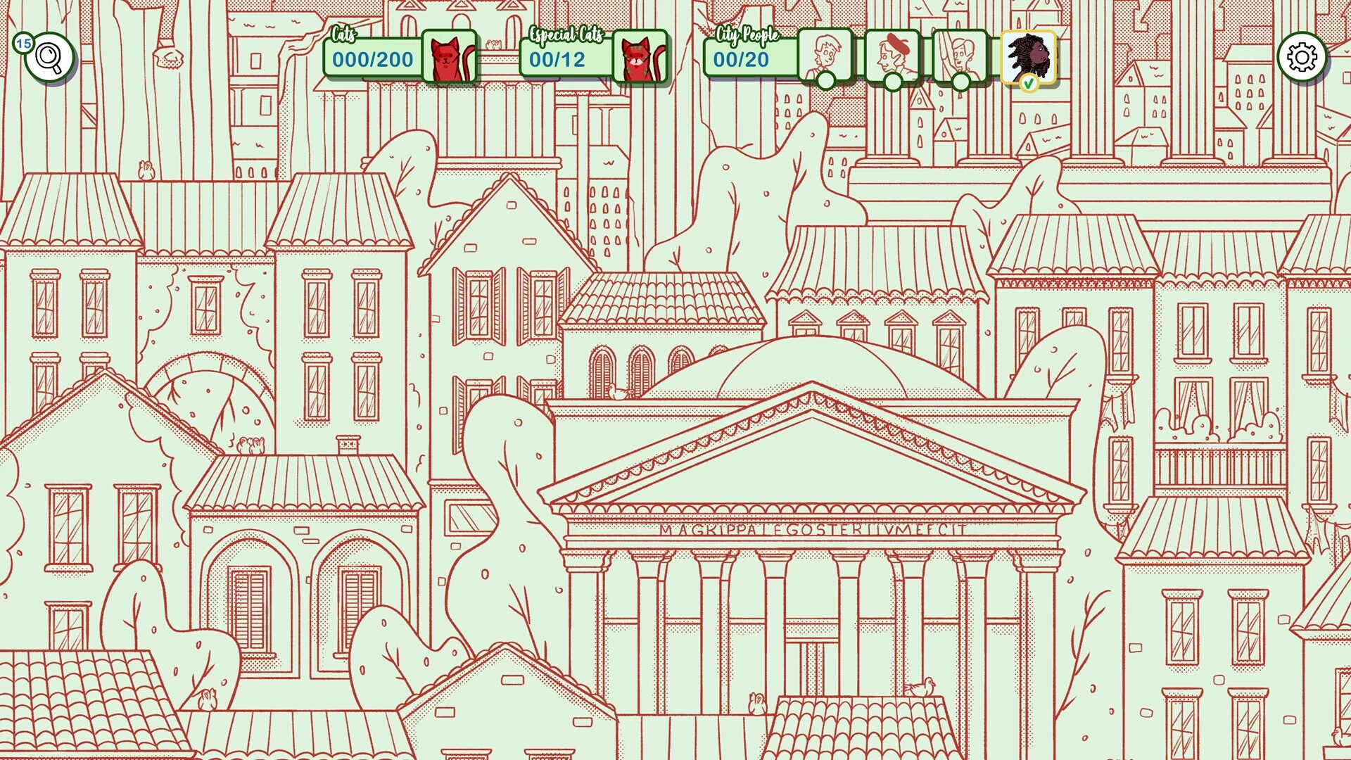Изображение игры: Hidden Cats in Rome