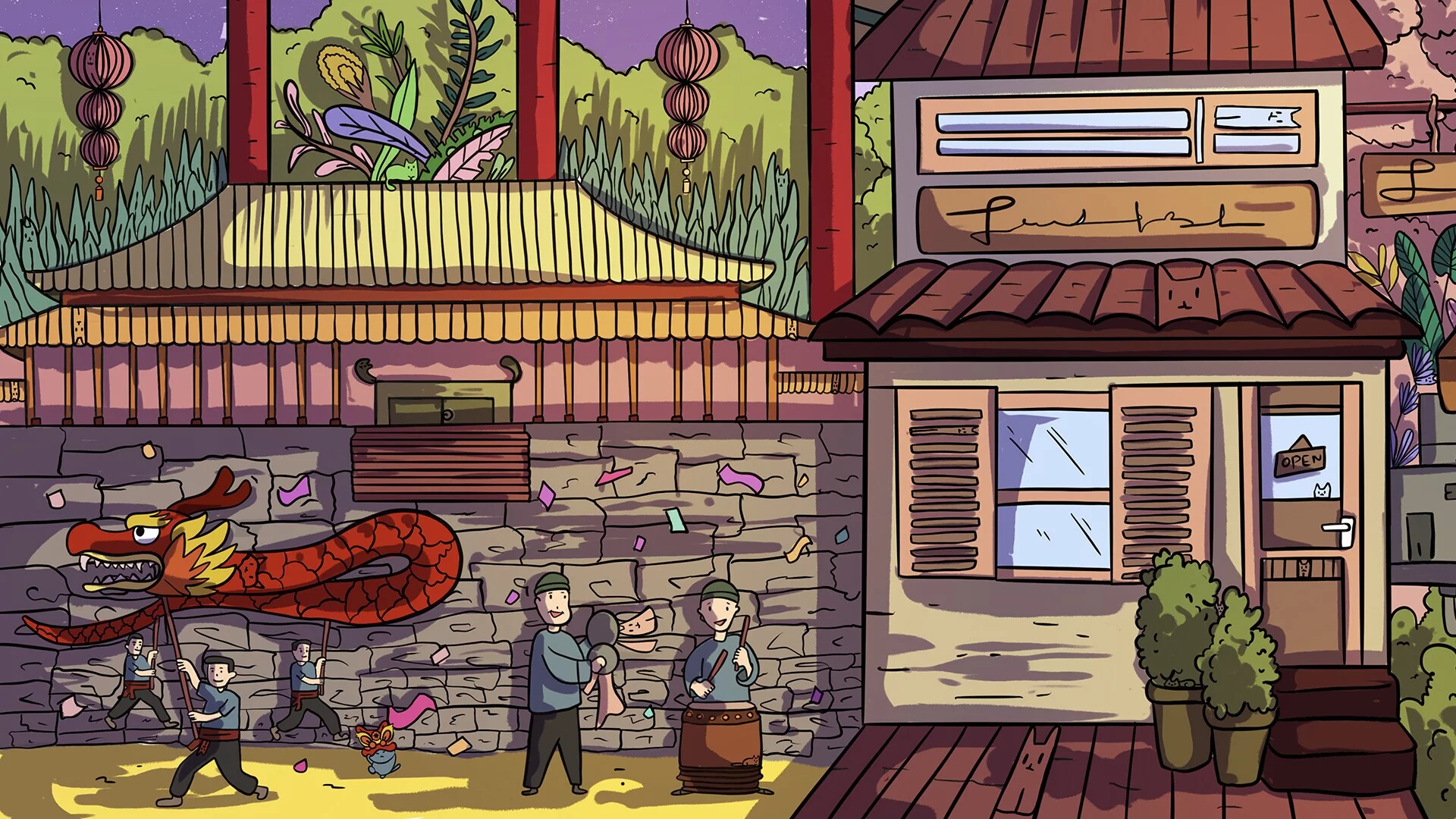 Изображение игры: 100 China Cats