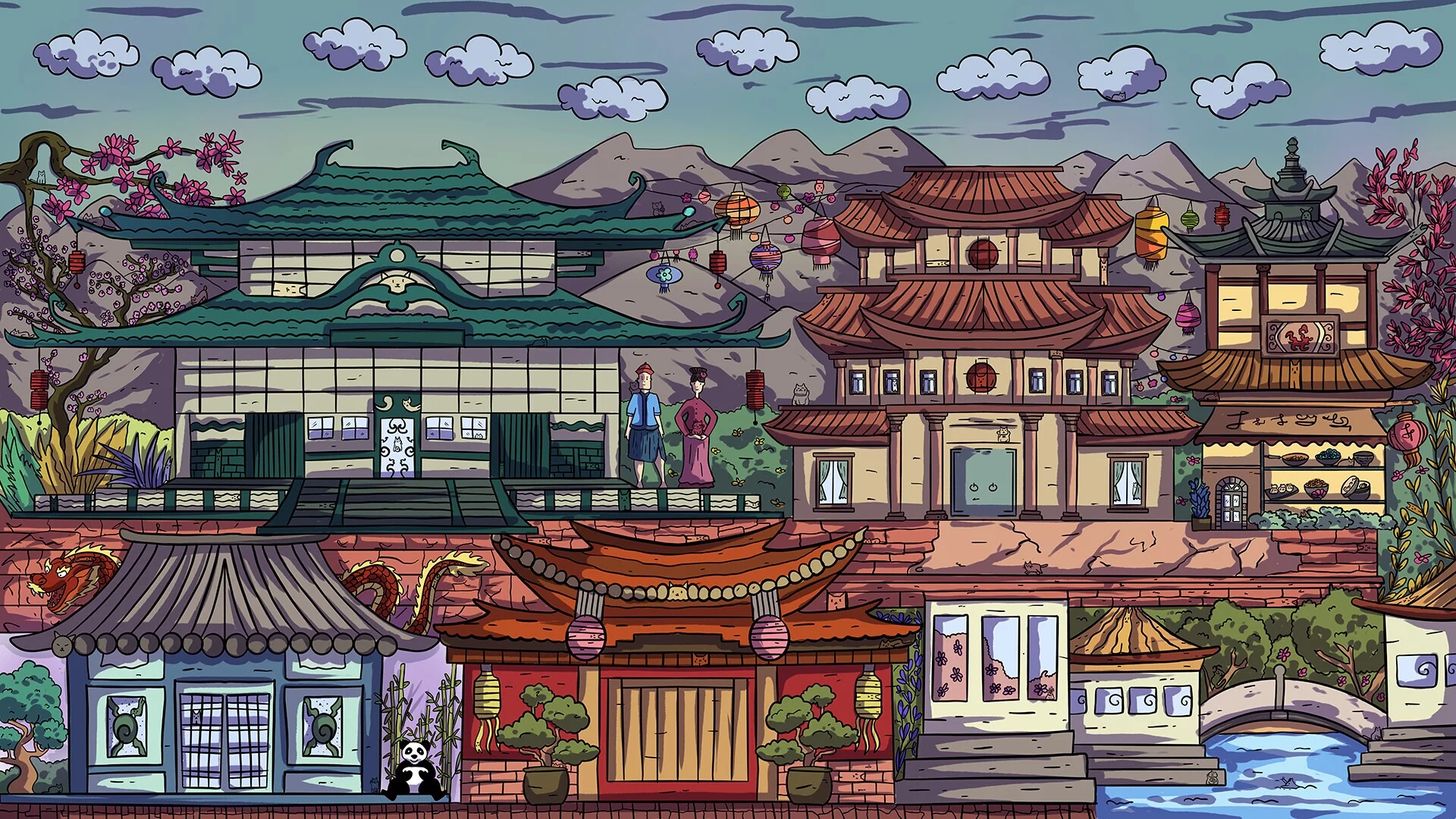Изображение игры: 100 China Cats