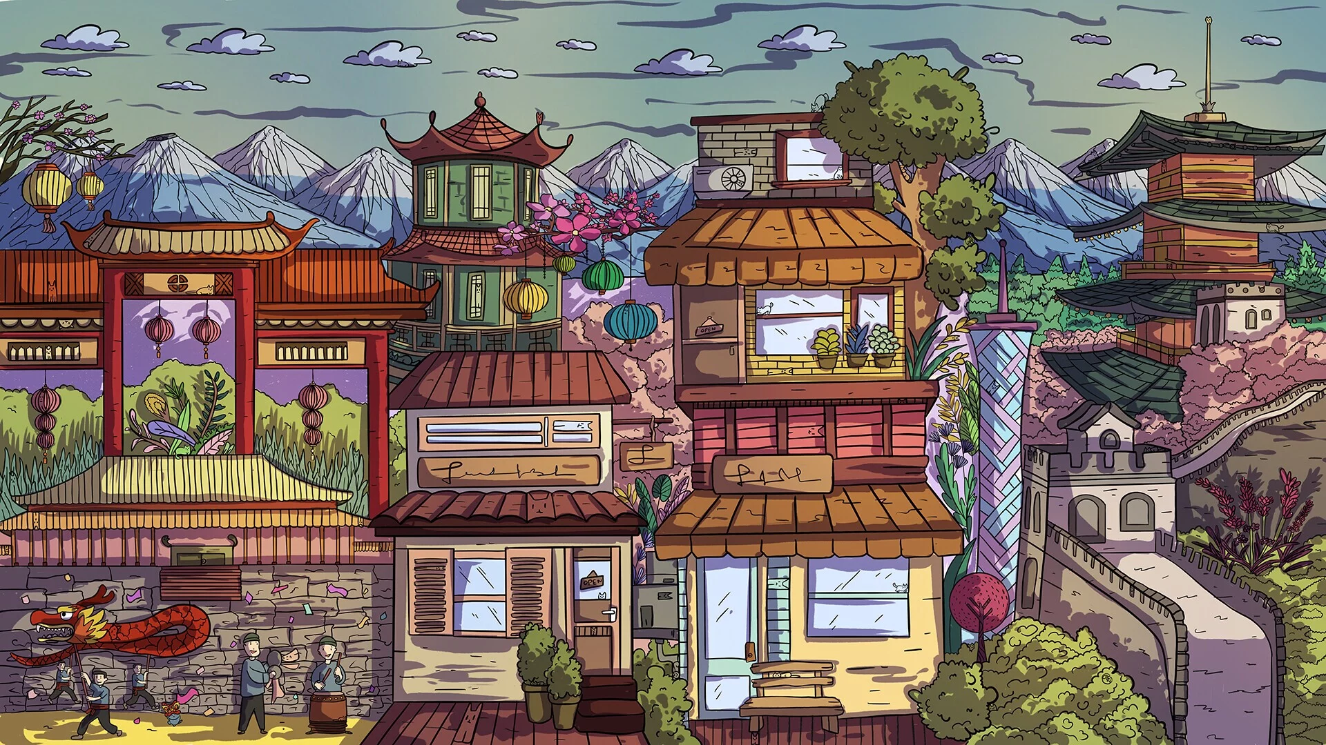 Изображение игры: 100 China Cats