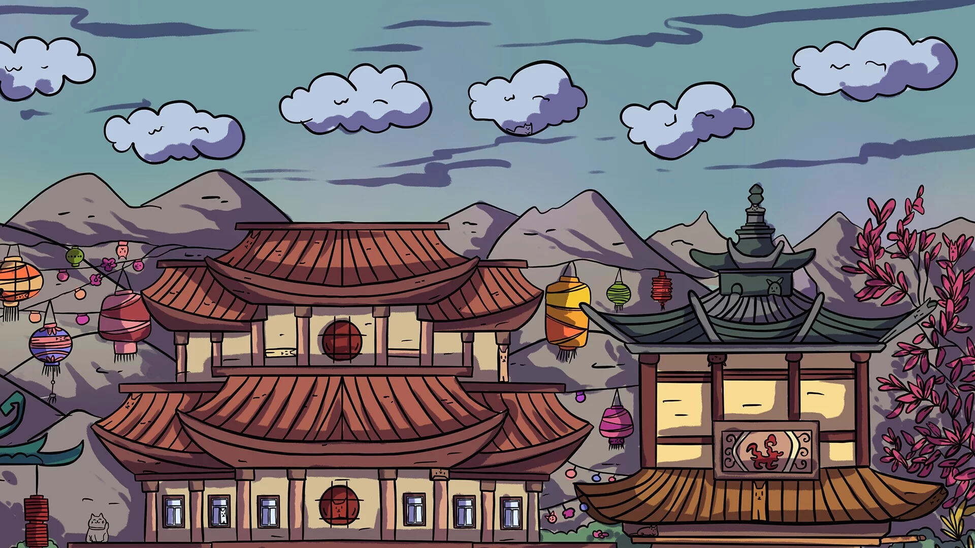 Изображение игры: 100 China Cats