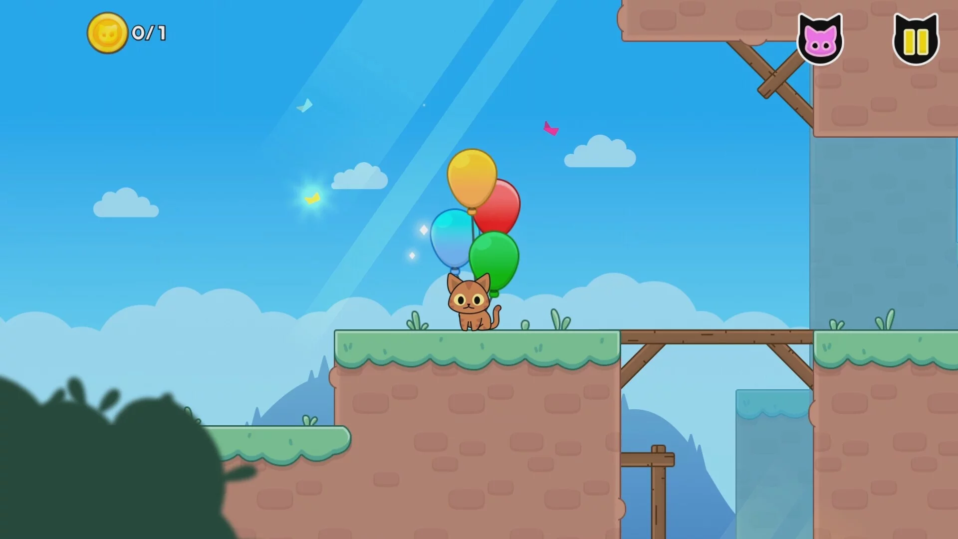 Изображение игры: Kitty Loves Birds