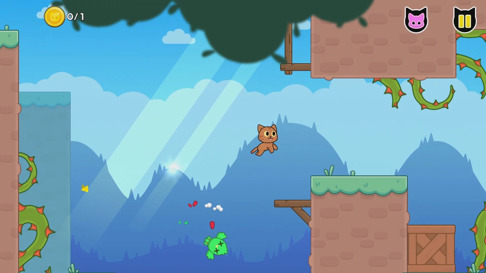 Изображение игры: Kitty Loves Birds