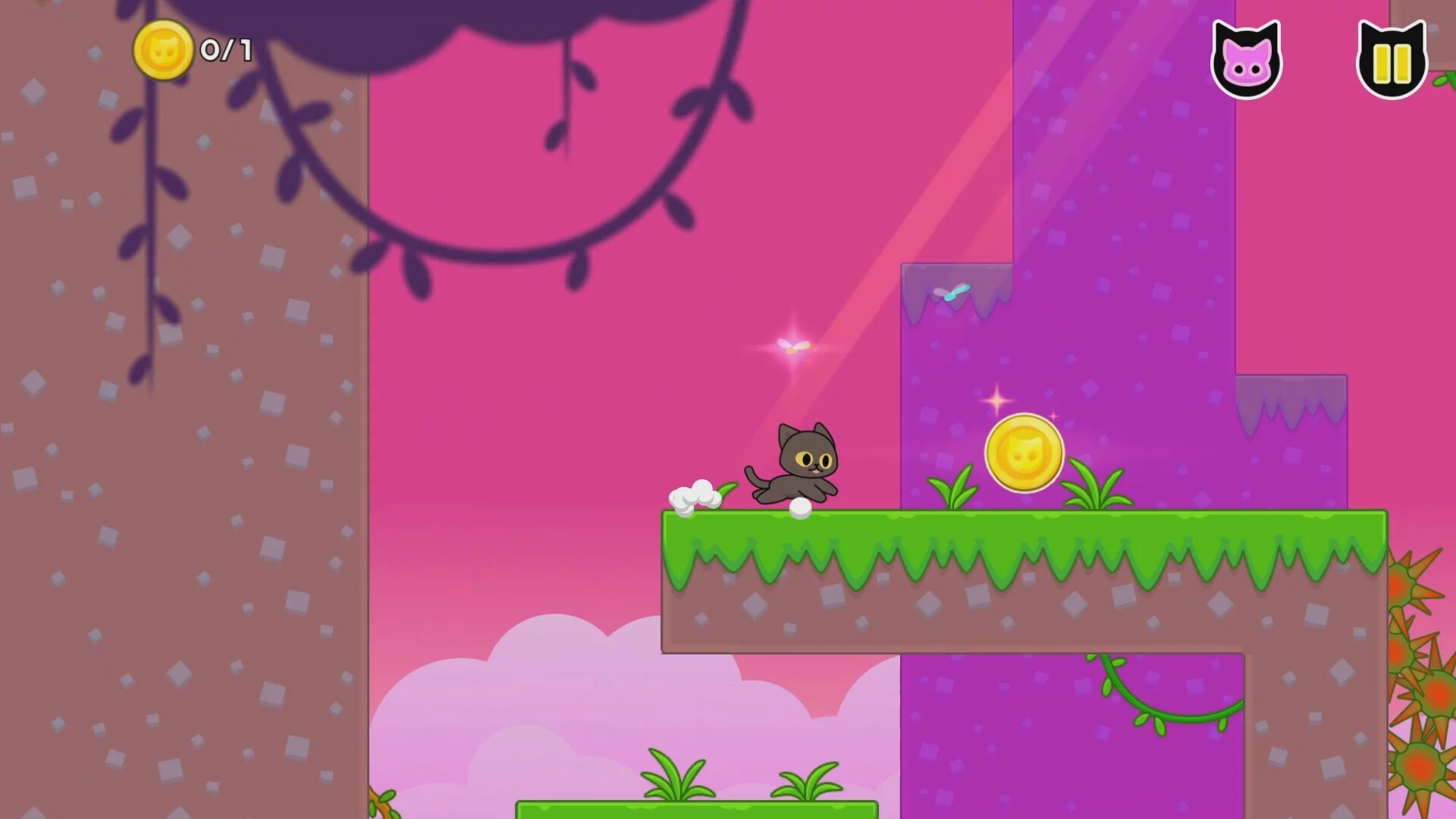 Изображение игры: Kitty Loves Birds