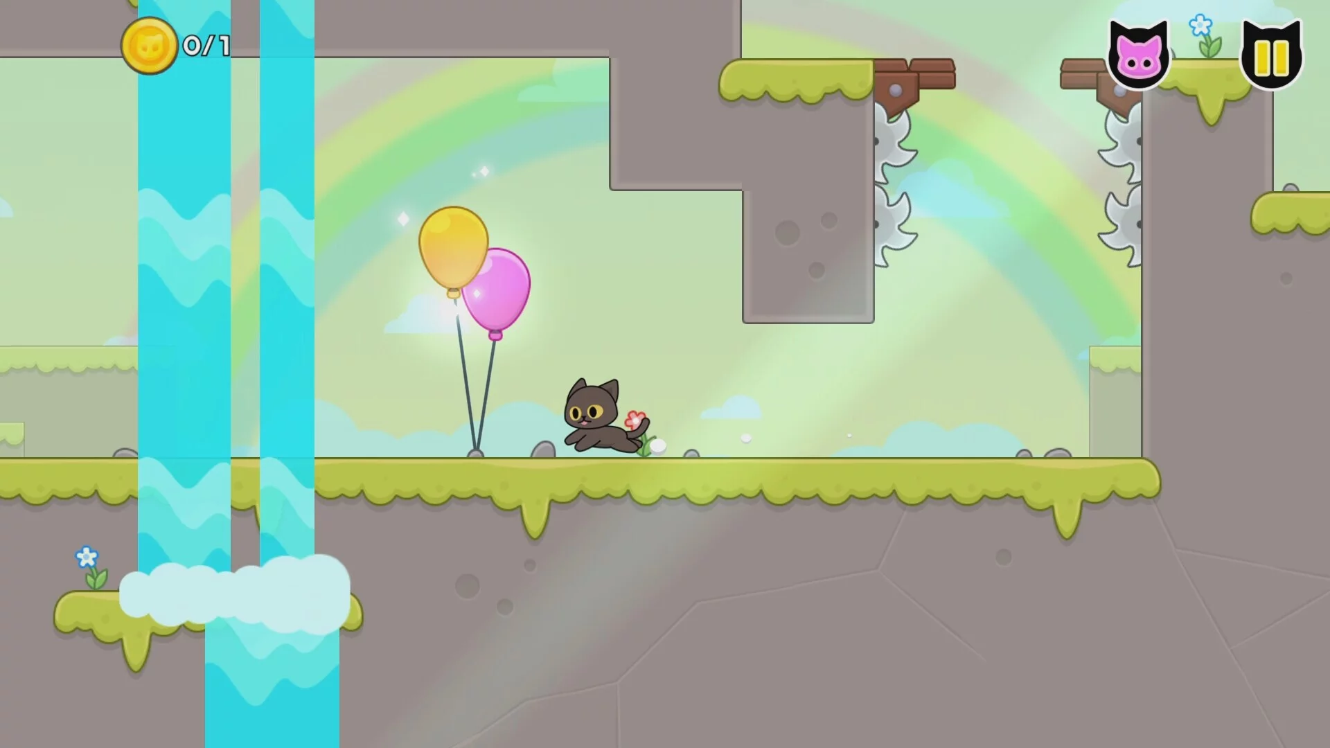 Изображение игры: Kitty Loves Birds