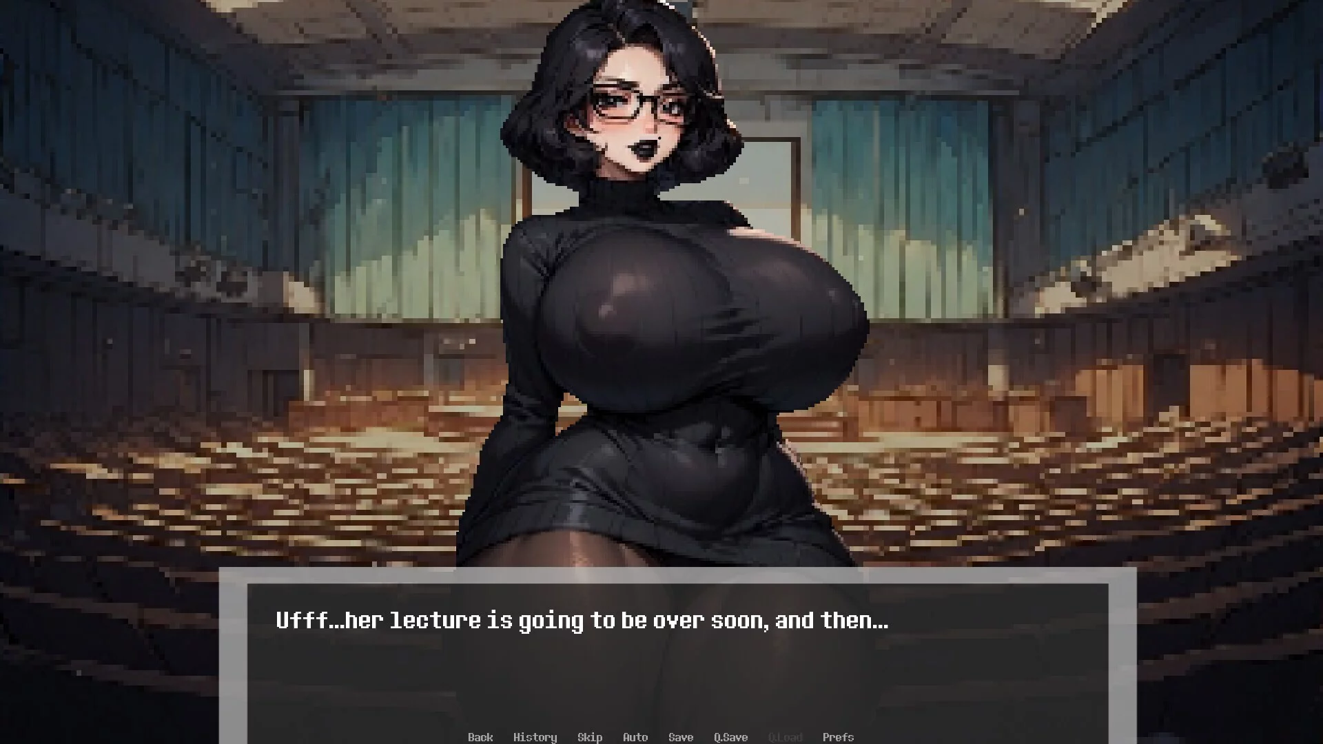 Изображение игры: Dominated by: Yandere Goth Sensei