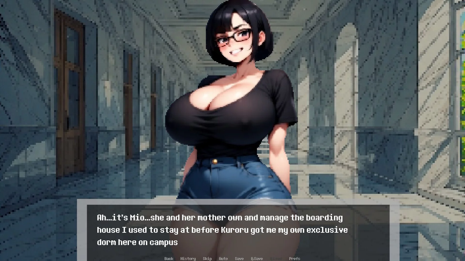 Изображение игры: Dominated by: Yandere Goth Sensei