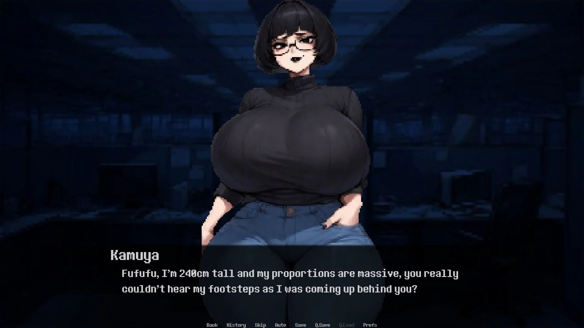 Изображение игры: Dominated by: Yandere Goth Co-worker