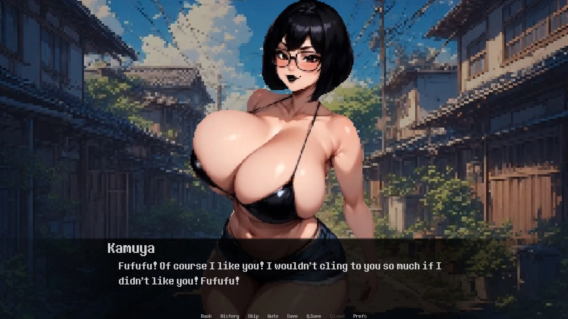 Изображение игры: Dominated by: Yandere Goth Co-worker