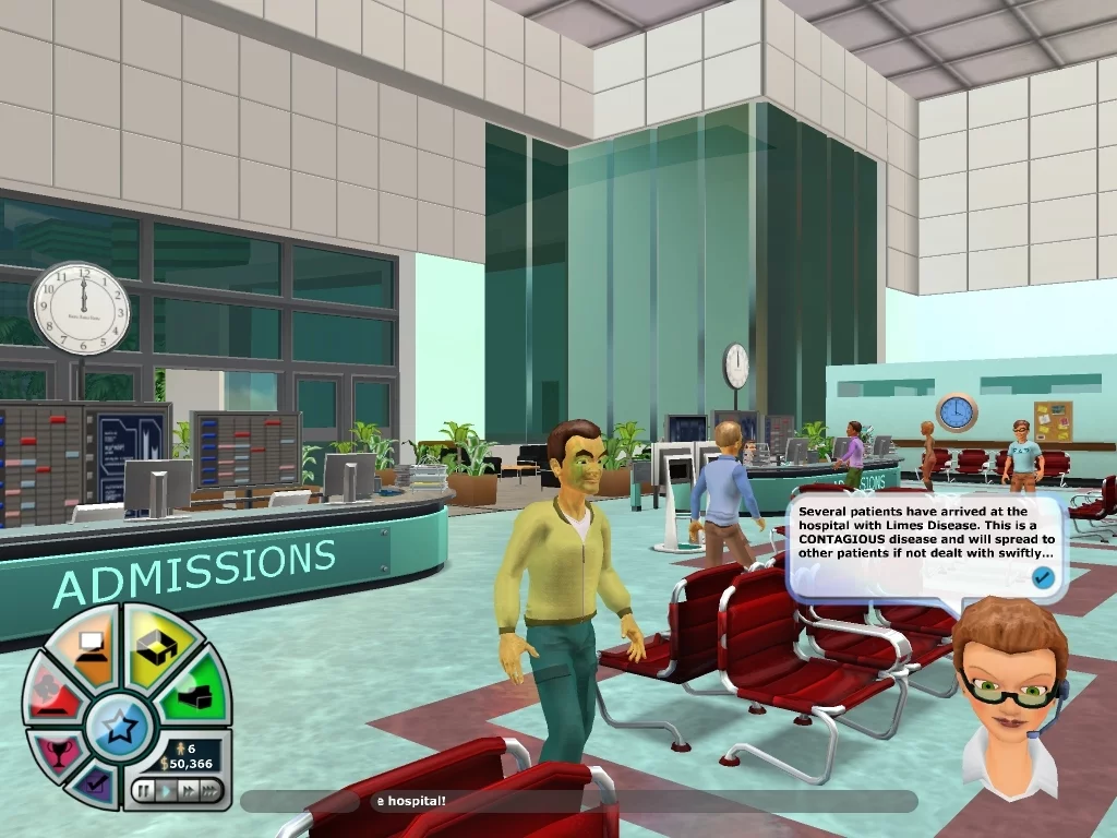 Изображение игры: Hospital Tycoon