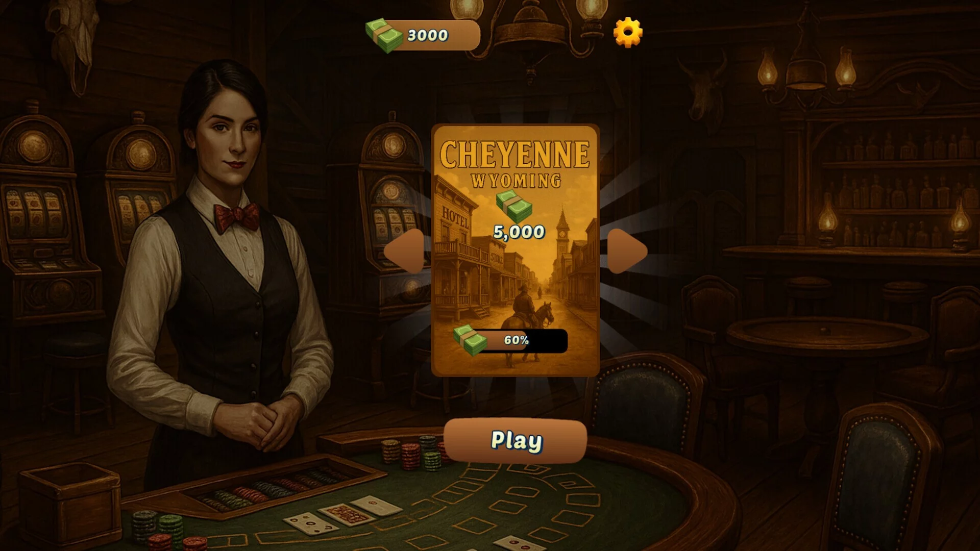 Изображение игры: BlackJack Saloon