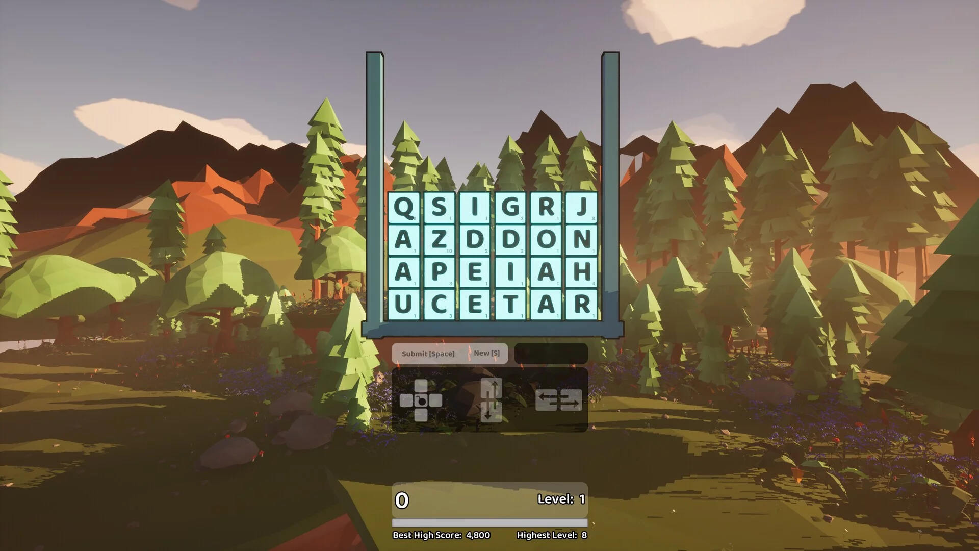 Изображение игры: Wordy Rain
