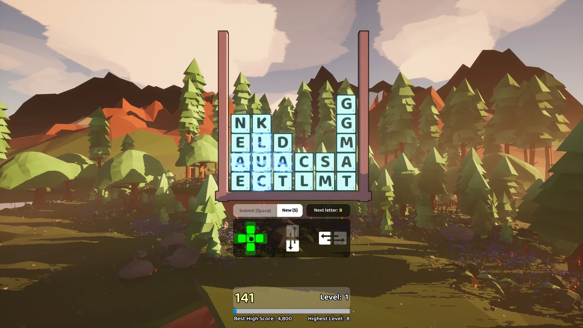 Изображение игры: Wordy Rain