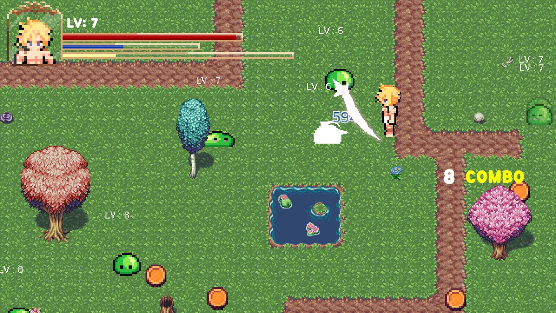 Изображение игры: Dragon Slayer and The Leaf Town